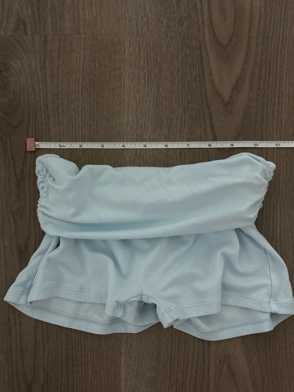 Lace Trim Light Blue Cami and Shorts Sleep Set size XS